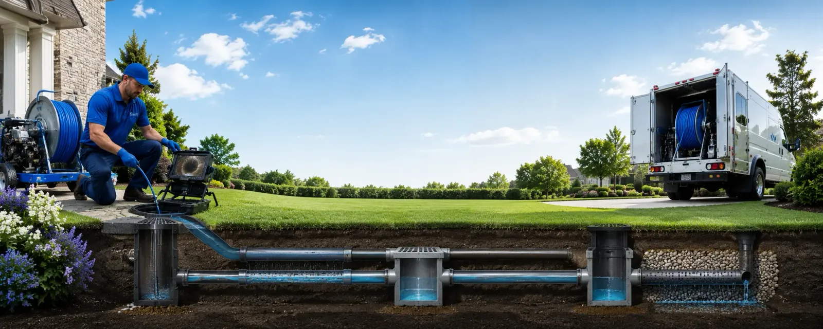 Outdoor drain cleaning information for Martinsville, MO